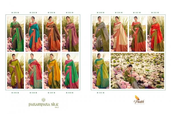 Pankh Parampara Silk 3 Festive Wear Saree Collection